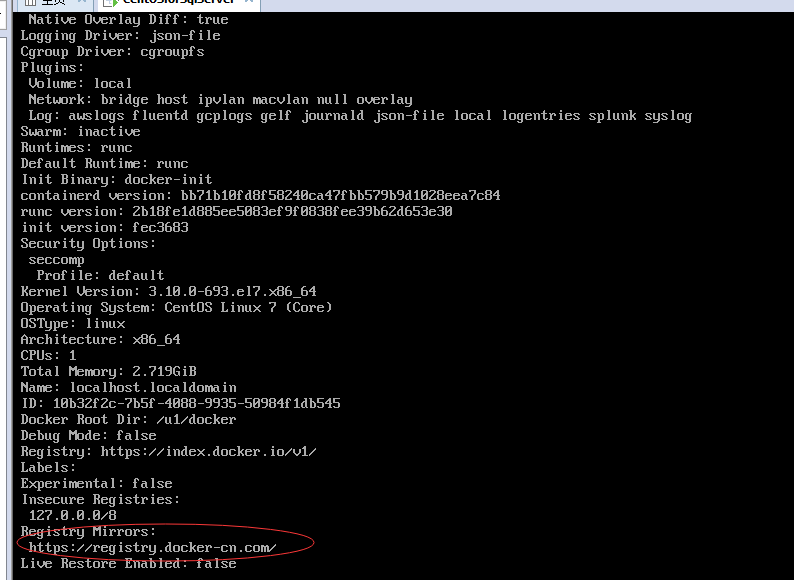 docker info docker info